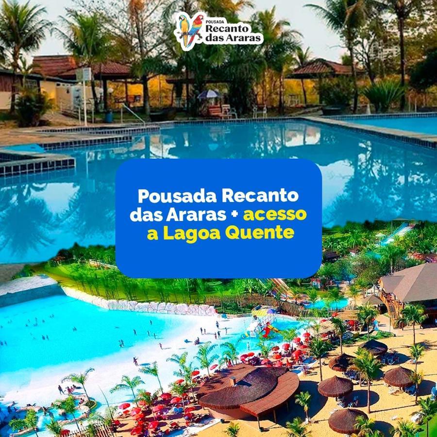 Pousada Recanto Das Araras "Com Acesso Ao Lagoa Quente" Caldas Novas Exterior photo